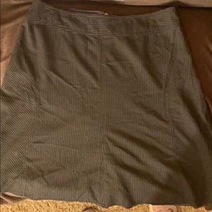 Striped black skirt from Maurices